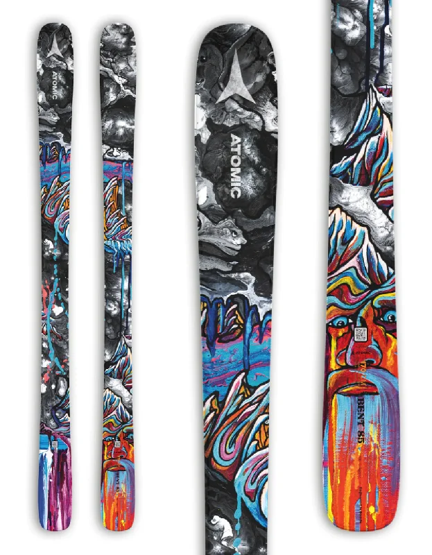 Top skis for steep descents-Atomic Bent 85 Skis with R M10 Binding 2025