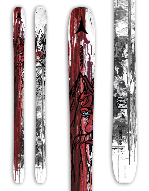 Best skis for carving trails-Atomic Bent 90 Skis 2024