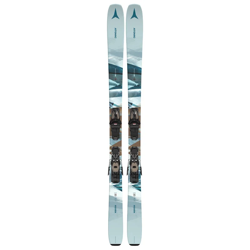 Skis for icy slopes-Atomic Maven 84 + M10 Skis - Women's 2025