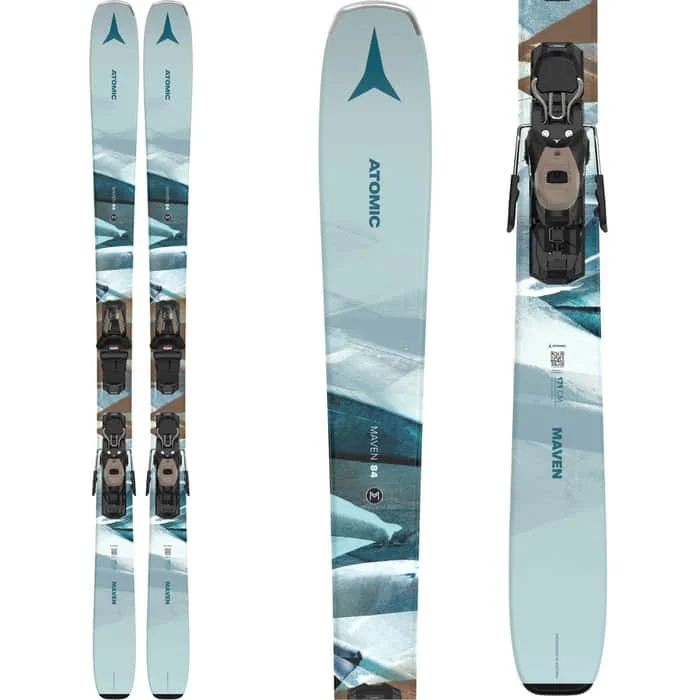 Durable skis for seniors-Atomic Maven 84 Skis + EM10 Binding 2025