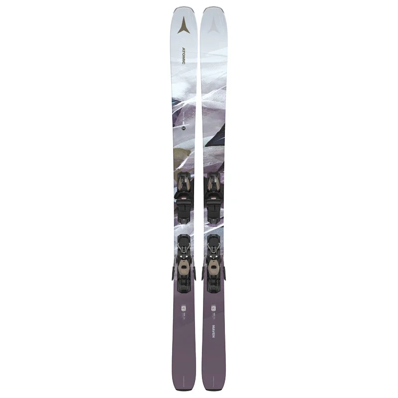 Skis for powder women-Atomic Maven 86R + M10 Skis - Women's 2025