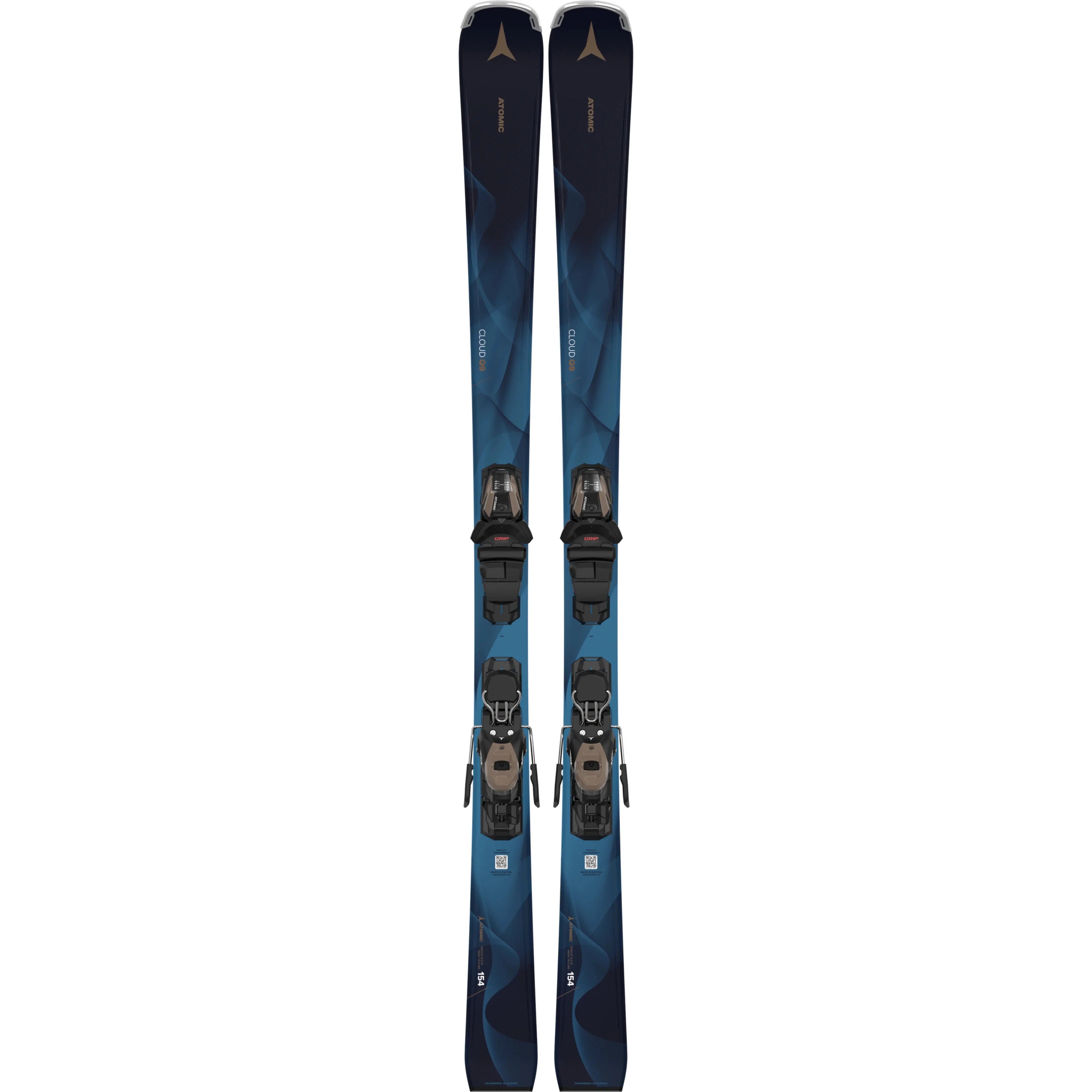 Durable skis for men-Atomic CLOUD Q9 Ski + M 10 GW Binding 2025