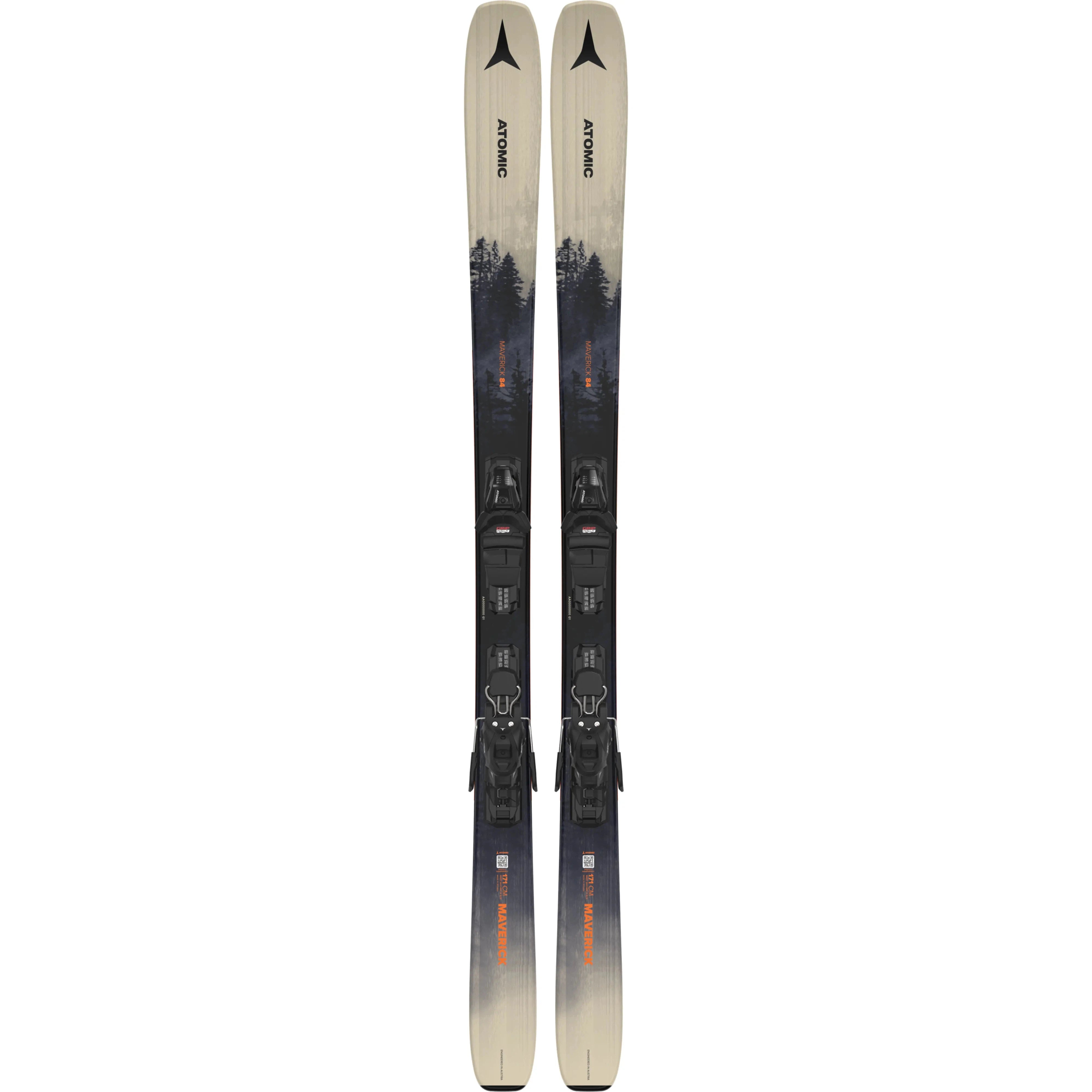 Skis with stable tips-Atomic MAVERICK 84 Ski + M 10 GW Binding 2025