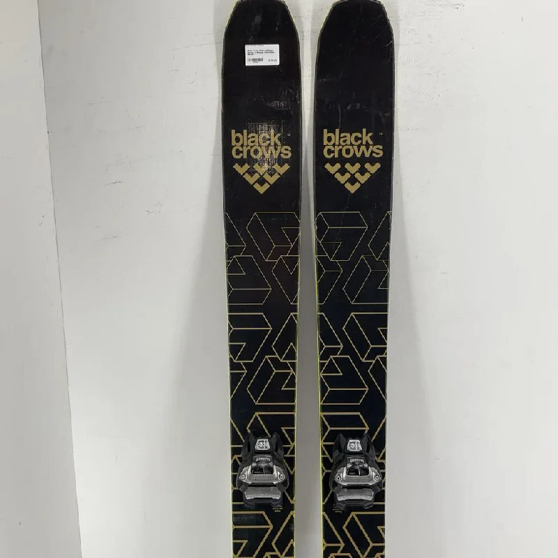 Affordable skis for seniors-Black Crows Anima w/Marker Griffon 13 Bindings