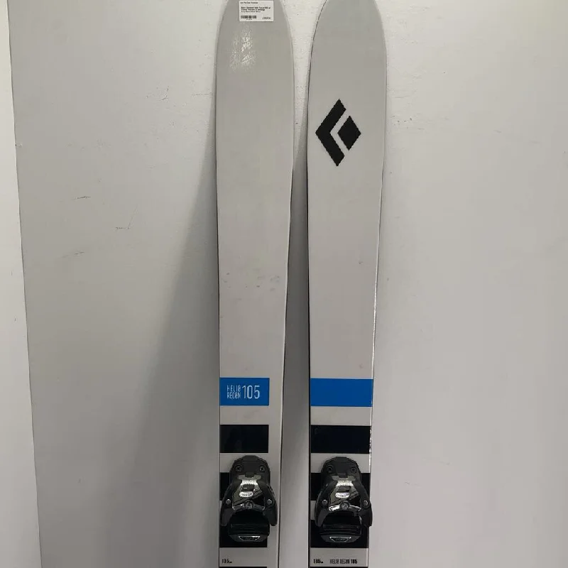 Best skis for carving slopes-Black Diamond Helio Recon 105 w/ Atomic Warden 13 Bindings