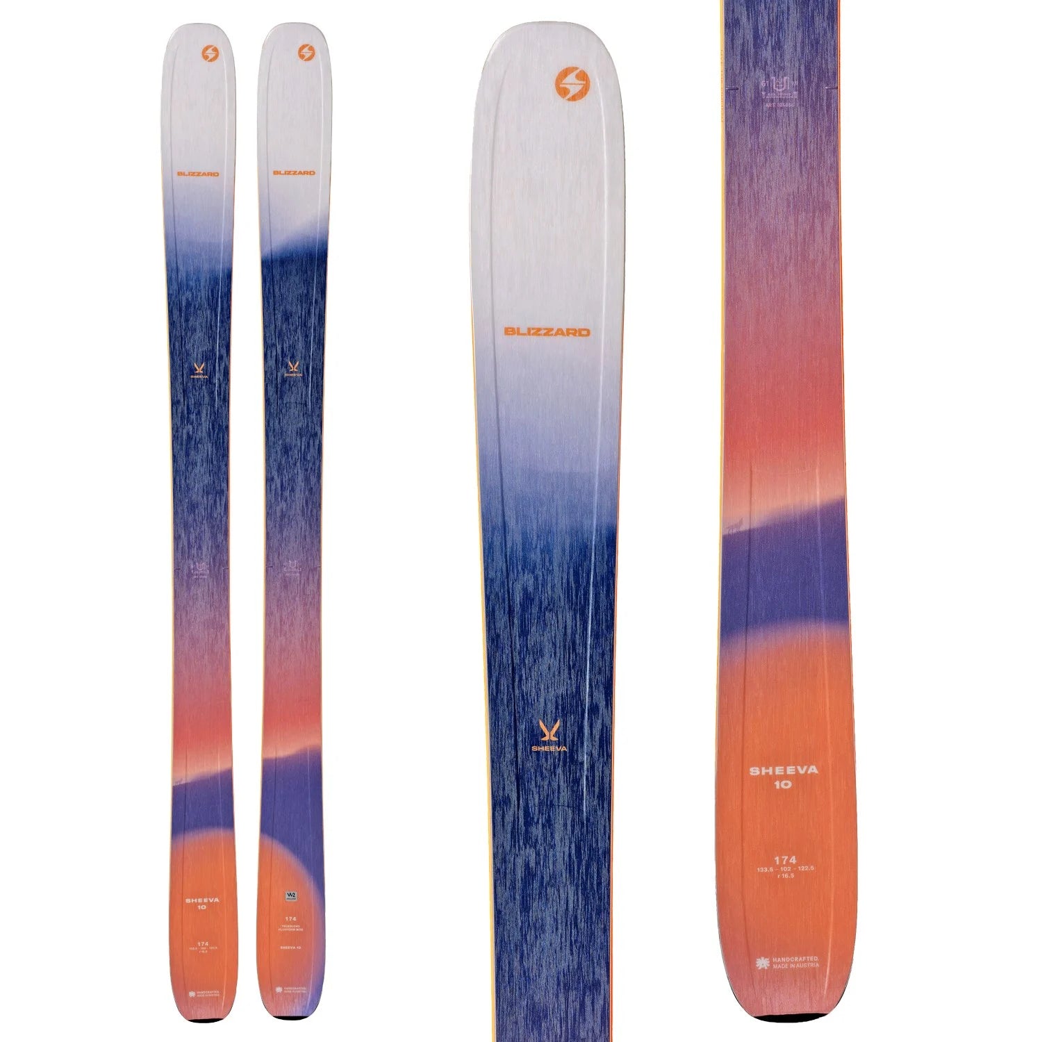 High-performance skis for men-Blizzard Sheeva 10 Women's Ski 2025