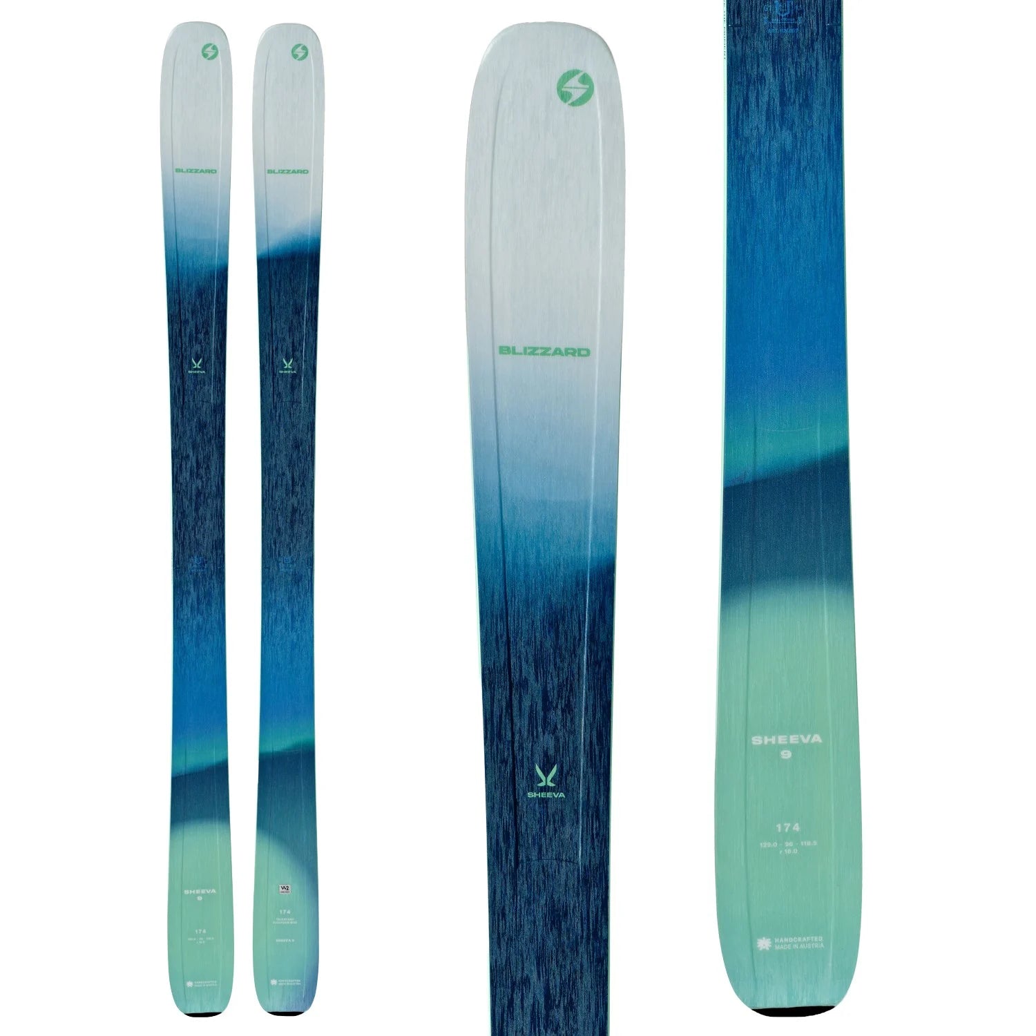 Skis for long trails-Blizzard Sheeva 9 Skis - Women's 2025