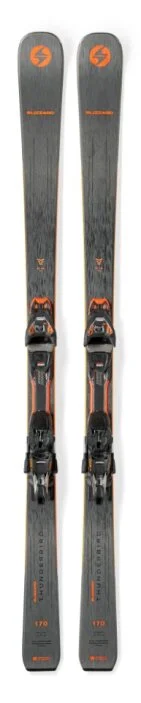 Skis with bold edges-Blizzard Thunderbird Sport TI Skis 2024 (Bindings Included)