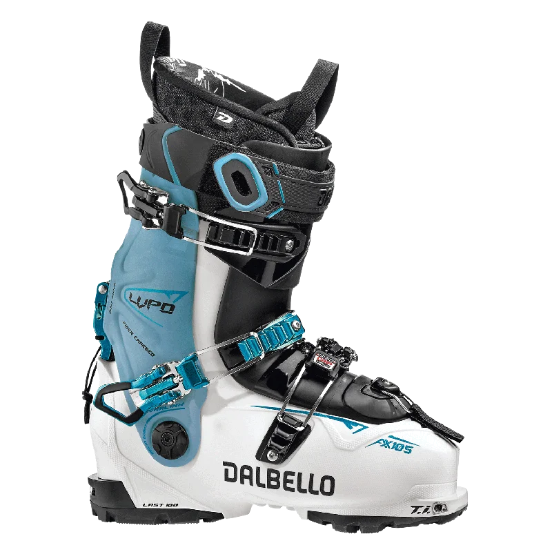 Ski boots for lock systems-Dalbello Lupo AX 105 W