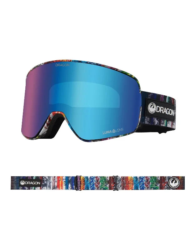 Goggles with stark patterns-Dragon NFX2 Ski Goggles w/ Interchangeable Lens