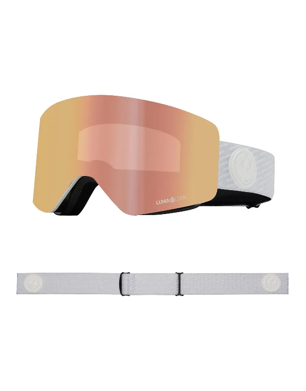 Goggles for sand peaks-Dragon R1 OTG Low Bridge Fit Ski Goggles