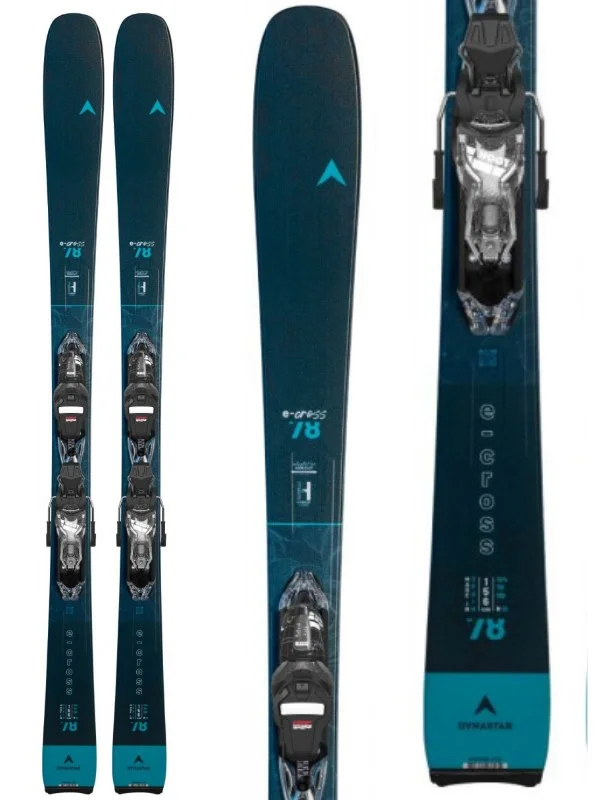 Skis for beginner kids-Dyanaster E-Cross 78 with Express Binding Skis 2025