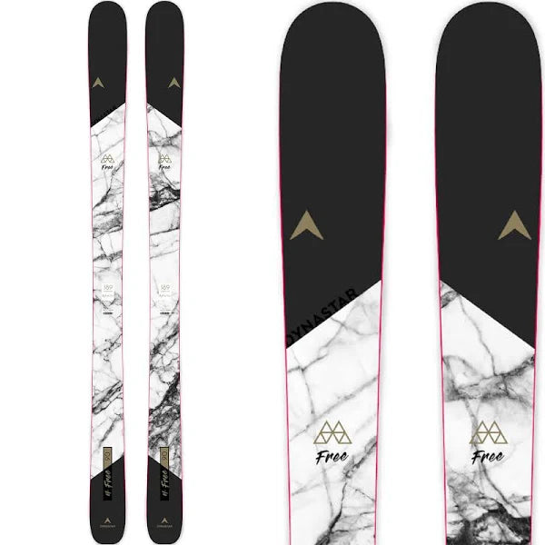 Skis for expert seniors-Dynastar M-Free 90 Ski + NX 11 Binding 2024