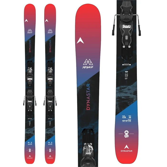 Skis with firm bindings-Dynastar Menace 90 with XP 11 Binding Skis 2025