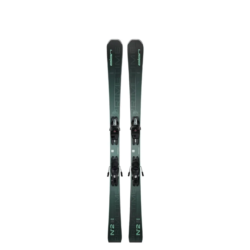 Skis for beginner men-Elan Primetime N°2 Ski Black + PS EL 9 Binding - Women's 2024