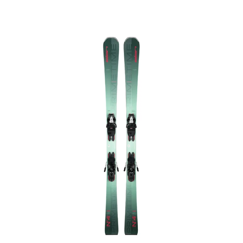 Top skis for long slopes-Elan Primetime N°4 Ski + PS ELX 11.0 Binding - Women's 2024