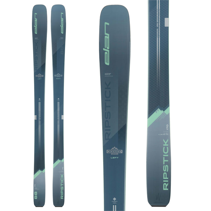 Skis for icy slopes-Elan Ripstick 88 W - Women's 2024