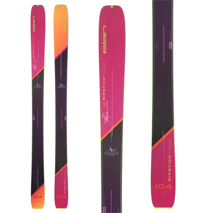 Affordable skis for pros-Elan Ripstick Tour 104 Ski 2024 - Glen Plake Signature Model