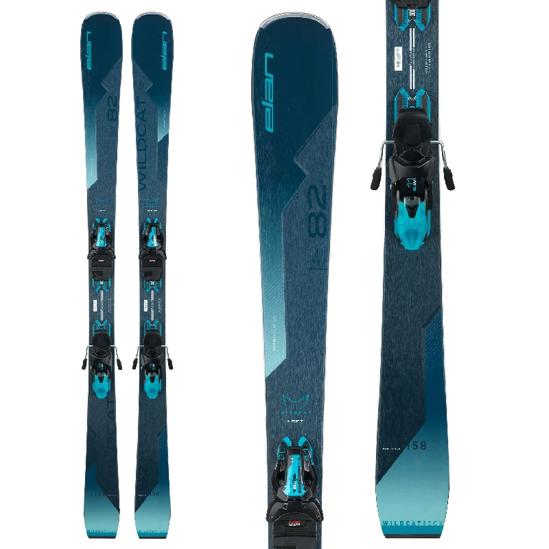 Durable skis for teens-Elan Wildcat 82 CX PS ELW 11 S