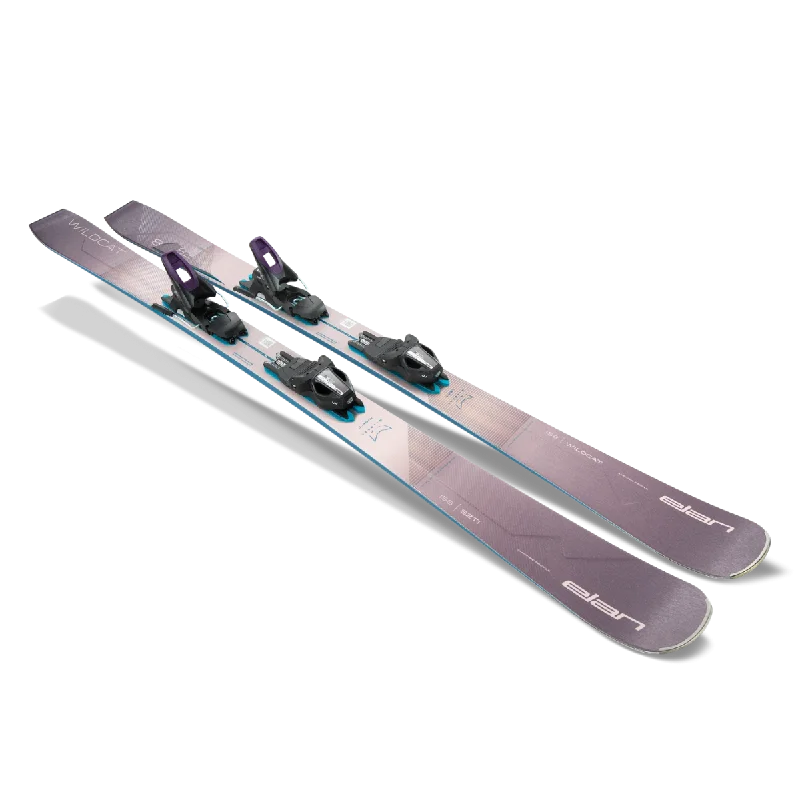 Skis for advanced women-Elan Wildcat 82 TI PS Skis 2025 (Bindings Included)