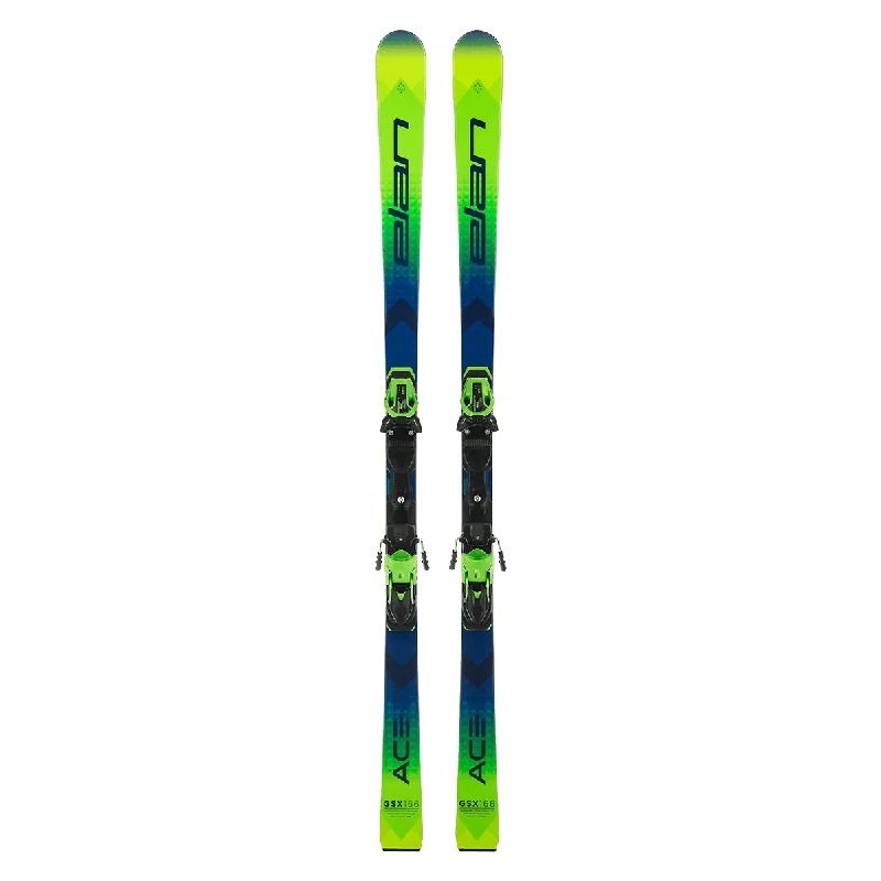 Durable skis for experts-Elan 2024 ACE GSX TEAM PLATE Ski