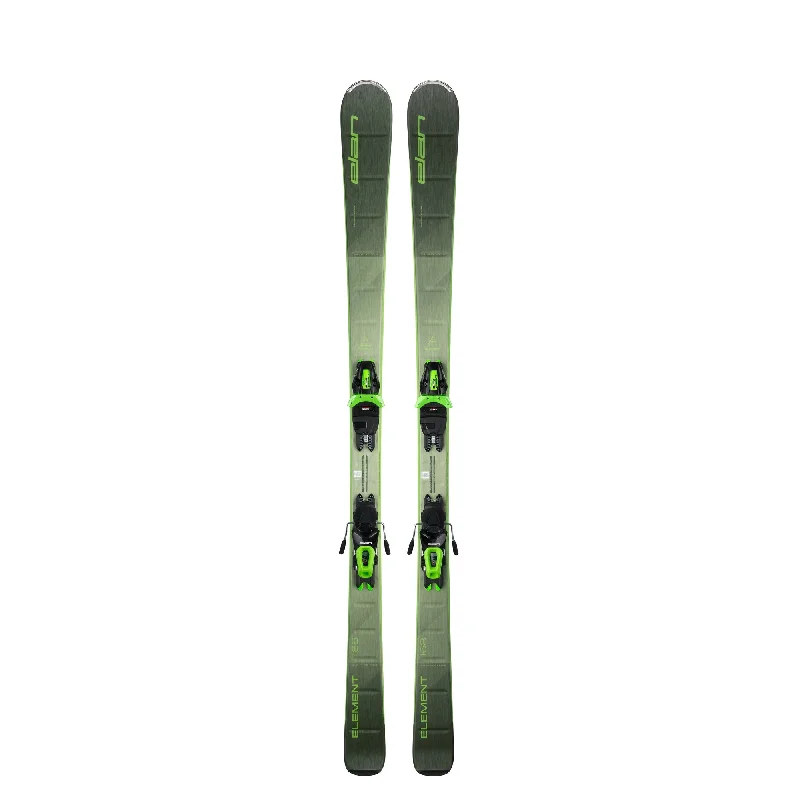 Skis for powder kids-Elan 2024 ELEMENT LS Ski + EL10.0 DB585418 Binding