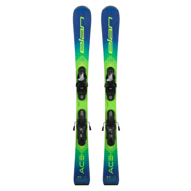 Affordable skis for women-Elan 2024 RC ACE Junior Ski + EL 7.5 DB828222 Binding