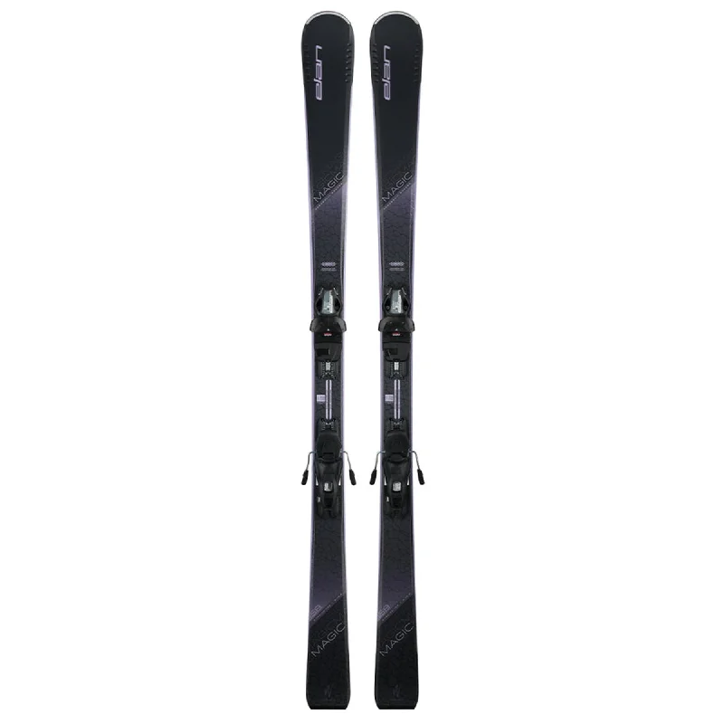 Skis for hard descents-Elan BLACK MAGIC LS Ski + EL9.0 DB586018 Binding 2025