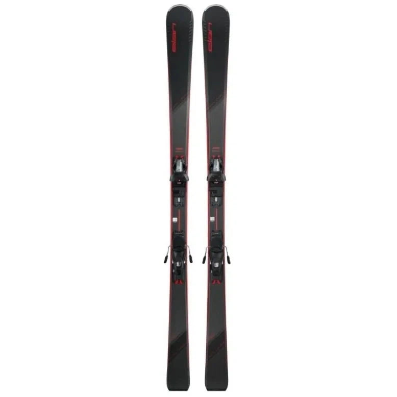 Best skis for icy conditions-Elan EXPLORE 6 LS Ski + EL 9.0 DB586018 Binding 2025