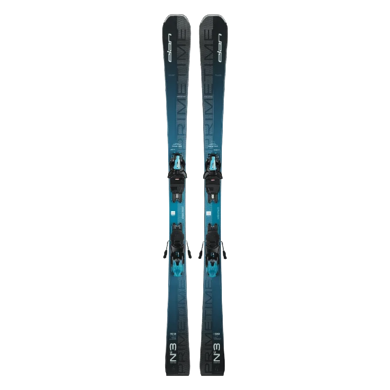 Skis for icy powder-Elan PRIMETIME N°3 W PS Ski + EL 10.0 DB533023 Binding 2025