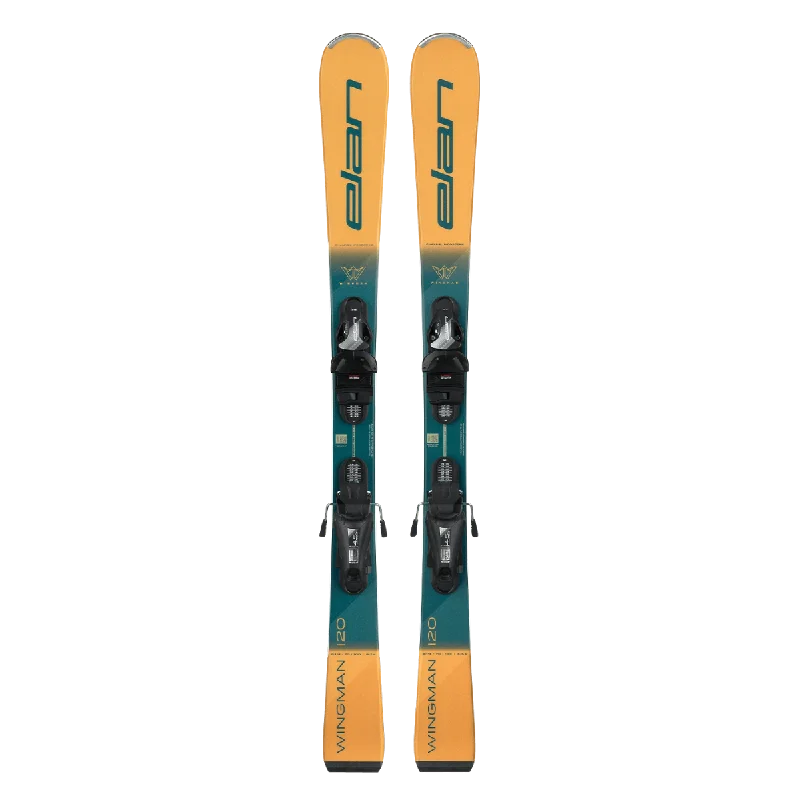 Top skis for speed descents-Elan RC WINGMAN Junior Ski + EL 7.5 DB828222 Binding 2025