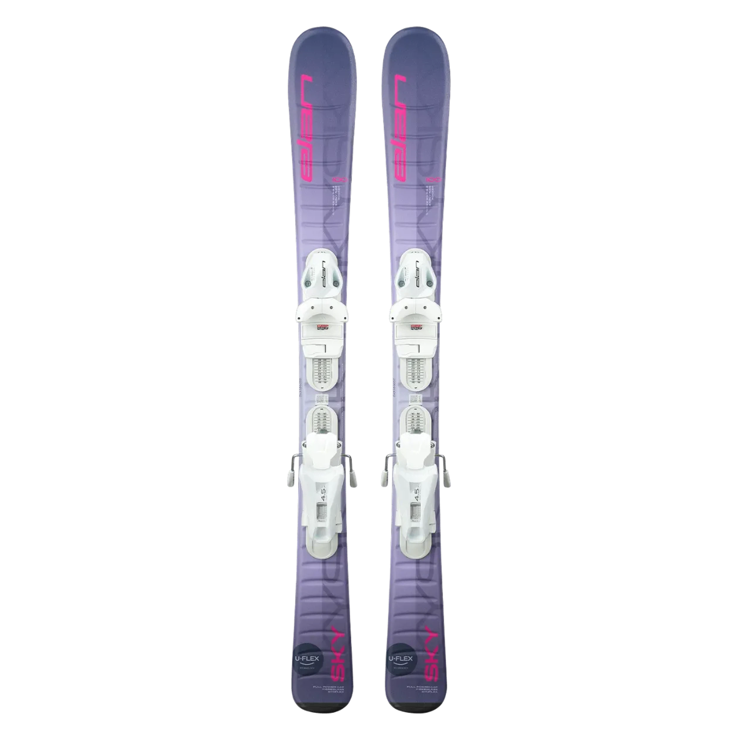 Skis with rocker technology-Elan SKY Junior Ski + EL 4.5 DB929022 Binding 2025