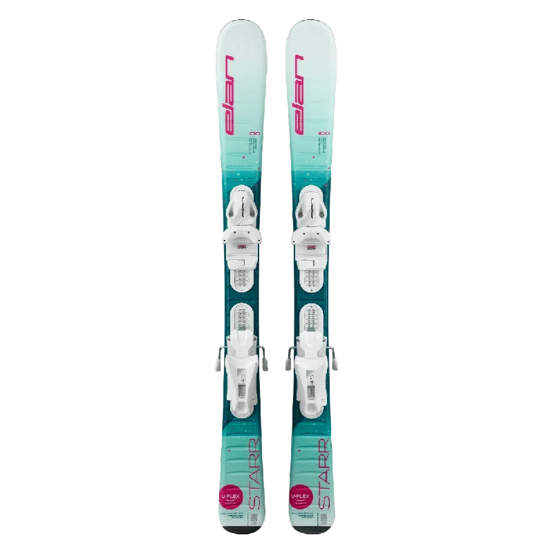 Skis for icy turns-Elan STARR JR SHIFT Ski + EL 4.5 DB929022 Binding 2025