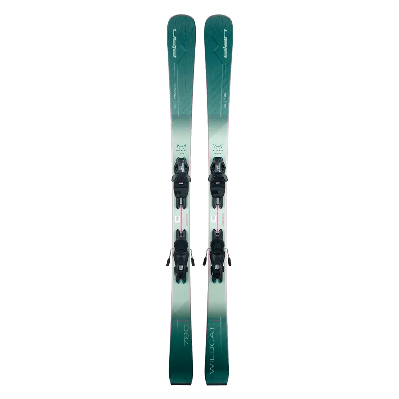 Skis with smooth flex-Elan WILDCAT 78 C LS Ski + EL 9.0 DB586018 Binding 2025