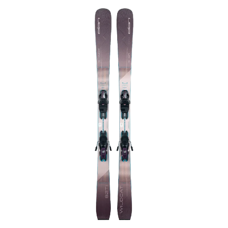 Skis for advanced men-Elan WILDCAT 82 TI PS Ski + ELW 9.0 DB703220 Binding 2025