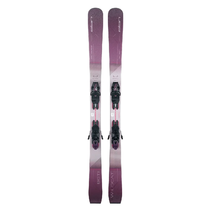 Top skis for icy slopes-Elan WILDCAT 86 TI PS Ski + ELW 11.0 DB303020 Binding 2025