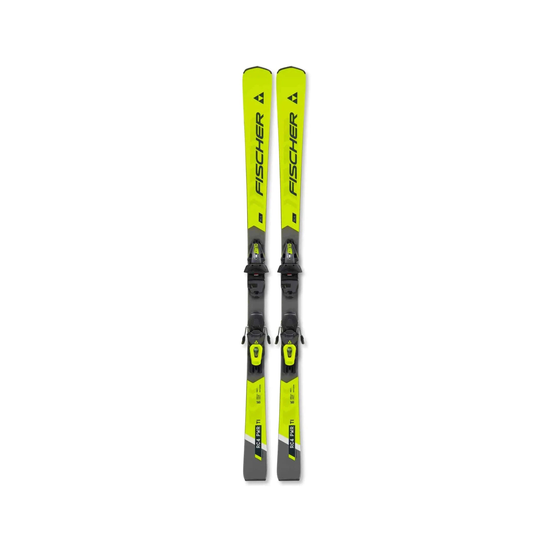 Best skis for jumps-Fischer RC4 POWER TI Ski + FIT40821 RS10 GW Binding 2025