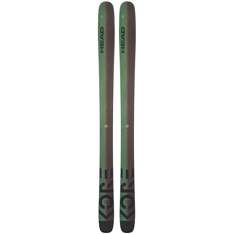 Durable skis for kids-Head Kore 105 with Tyrolia Attack 14 binding (green)