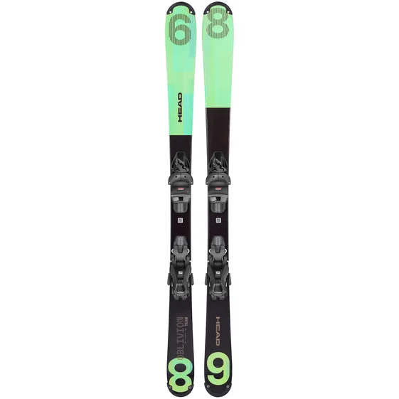 Lightweight skis for teens-Head Oblivion Team JRS + JRS 4.5 GW CA