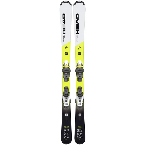 Skis for intermediate men-Head Supershape Team Easy JRS + JRS 7.5 GW CA