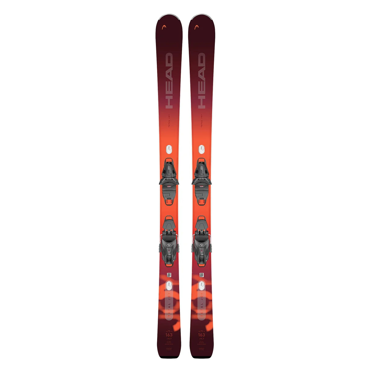 Top skis for beginners-Head e-total Joy SW Ski + Joy 11 GW Binding 2025