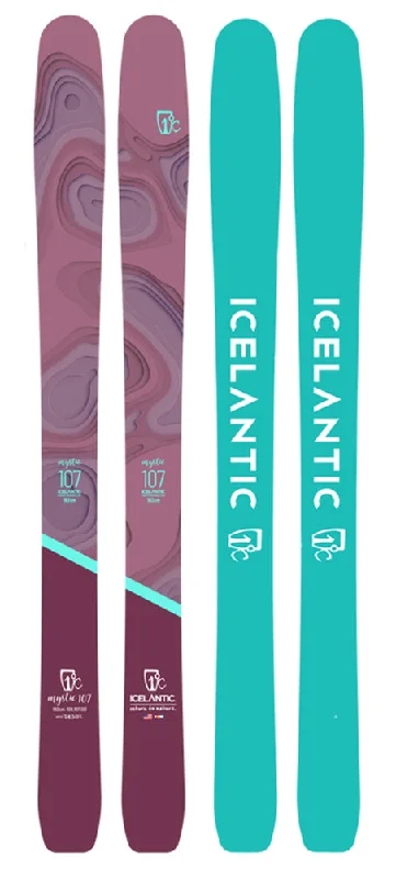 Lightweight skis for kids-Icelantic Mystic 107 Skis - Women's 2023