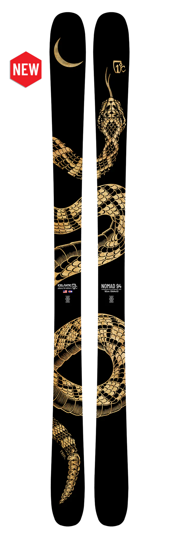 Top skis for steep slopes-Icelantic Nomad 94 Skis 2025