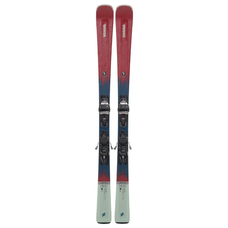 Skis with flexible tips-K2 Disruption 76C W + QC 10 Skis - Women's 2024