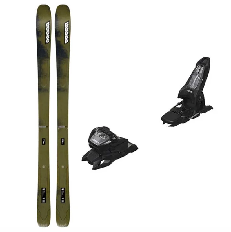 Skis with durable cores-K2 Mindbender 89 TI Skis 2025 with  Marker Griffon 13 Bindings,