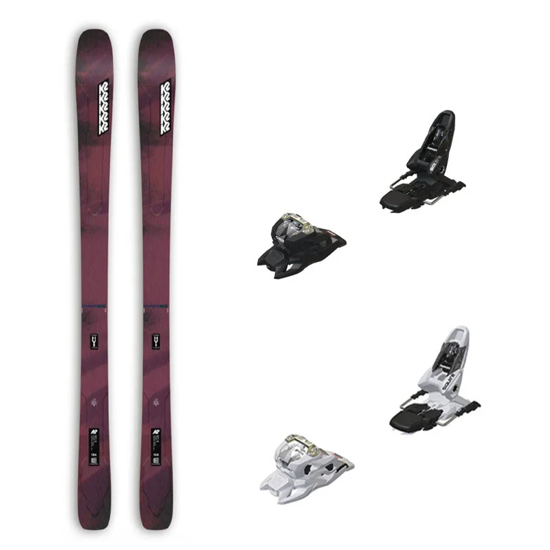 Ski Bindings with Fresh Graphics-K2 Mindbender 89 TI W Skis - Women's 2025  with Marker Squire Bindings