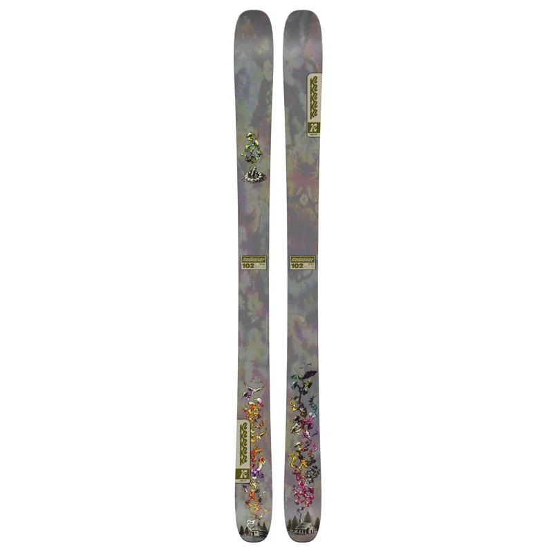 Skis for expert seniors-K2 Reckoner 102 Skis 2025