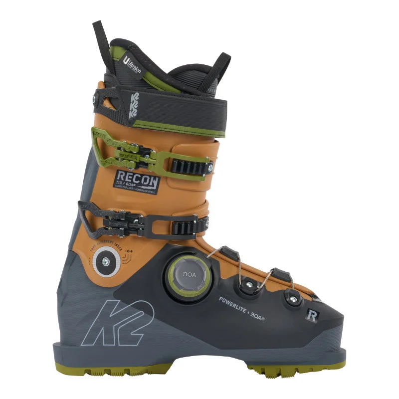 Ski boots for injury prevention-K2 Recon 110 BOA Ski Boots 2024