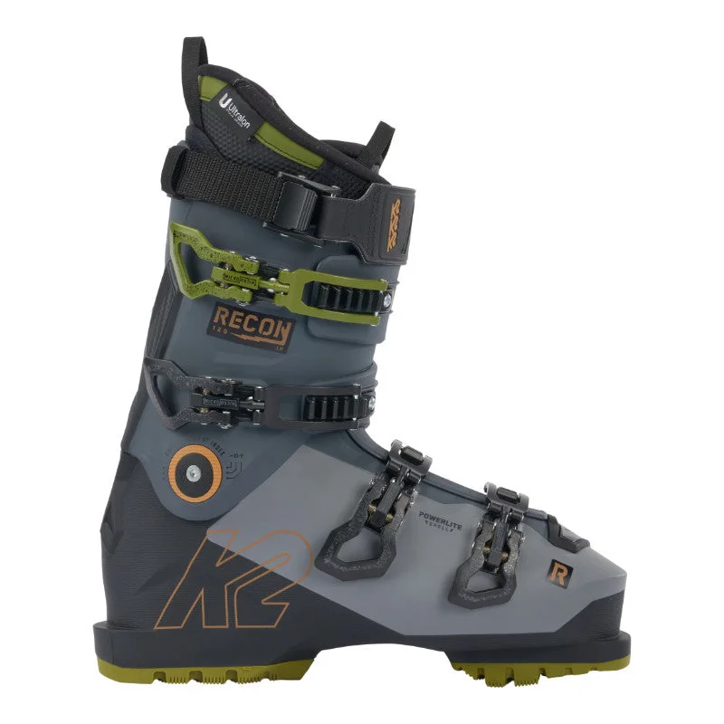 Ski boots for ski fitness-K2 Recon 120 MV Ski Boots 2024