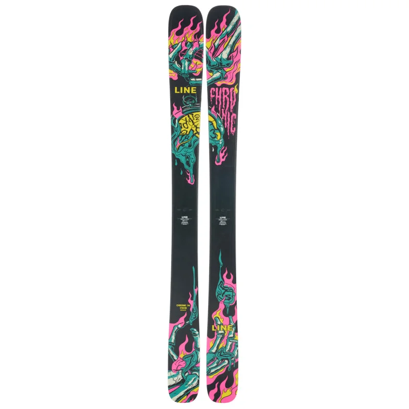 Durable skis for seniors-Line Chronic 94 Skis 2024